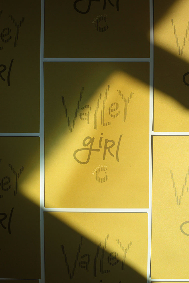 Valley Girl Postcard