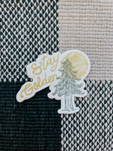 Stay Golden Sticker