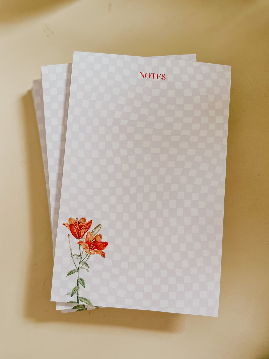 Lilies on a Notepad