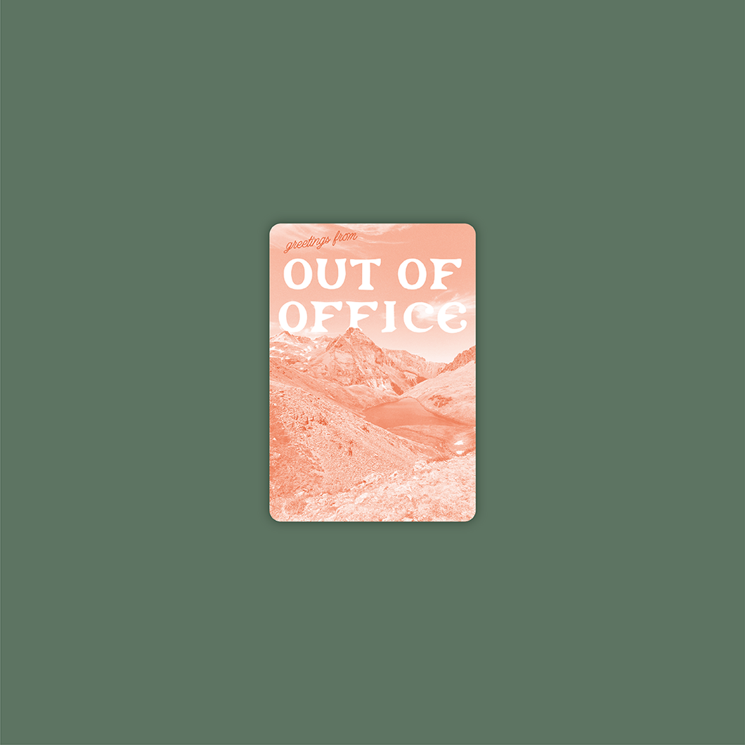 Out of Office Sticker